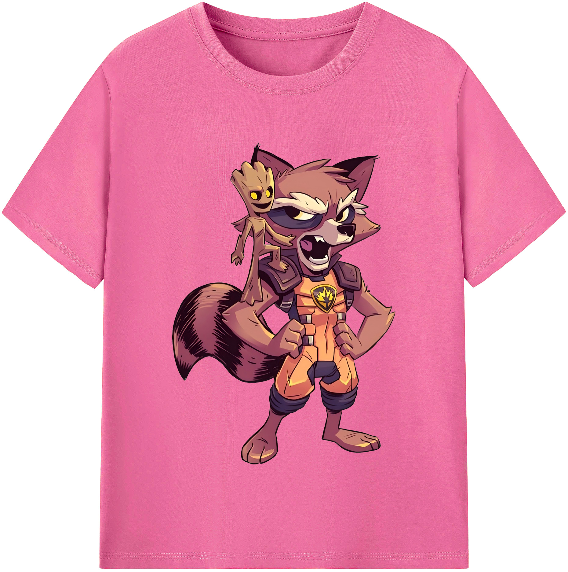 （画像用） アベンジャーズ The Avengers レディースカジュアルプリントTシャツ（綿100％）